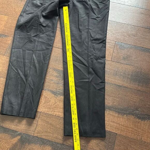 Vintage Pendleton virgin wool black trousers dress pants women’s size 12 made in - Picture 5 of 5